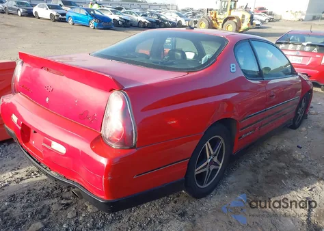 2004 Chevrolet Monte Carlo Supercharged Ss из США, поврежденный, VIN 2G1WZ151649371577